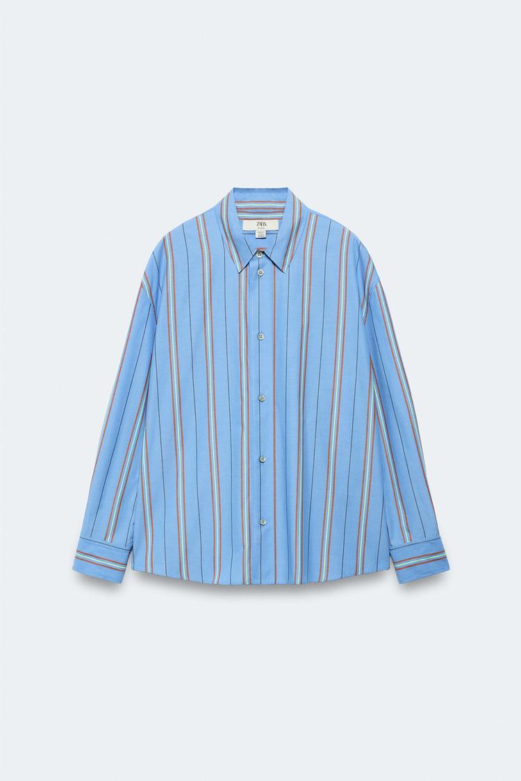 Limited edition striped oversize shirt